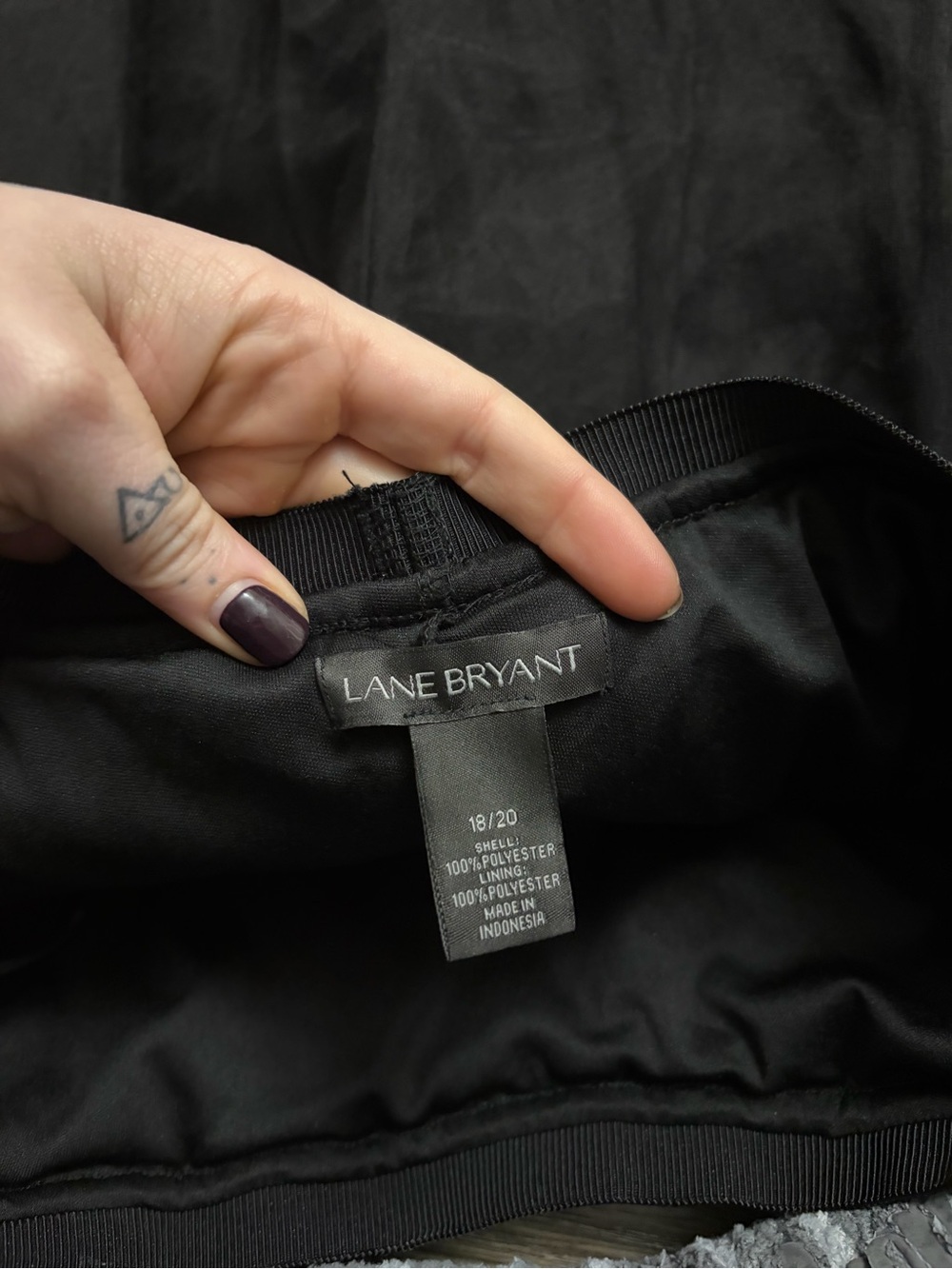 Y2K Vintage Lane Bryant Tulle Tutu Layered Balletcore Mini Skirt (Black) 18/20 - Picture 6 of 8